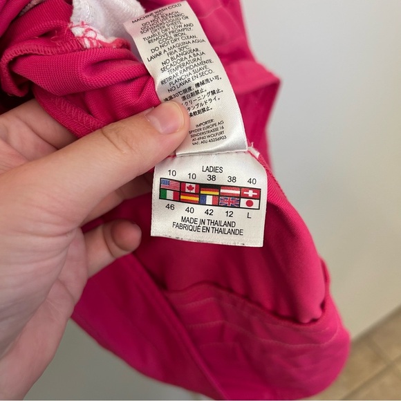 Spyder Pink Women's Fuchsia Quarter-Zip Sweatshirt Activewear Top Women Size 10 - Picture 8 of 12